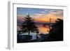 Treasure Island Sunrise, Bay Bridge, San Francisco, California-Vincent James-Framed Photographic Print