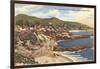 Treasure Island Trailer Park, Laguna Beach, California-null-Framed Art Print