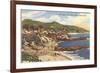 Treasure Island Trailer Park, Laguna Beach, California-null-Framed Premium Giclee Print