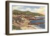 Treasure Island Trailer Park, Laguna Beach, California-null-Framed Art Print