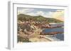 Treasure Island Trailer Park, Laguna Beach, California-null-Framed Art Print