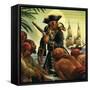 Treasure Island-Dan Craig-Framed Stretched Canvas