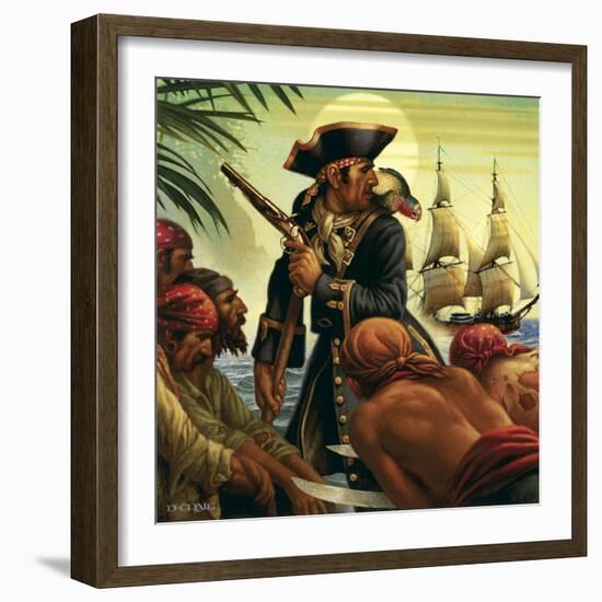 Treasure Island-Dan Craig-Framed Giclee Print