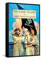 Treasure Island-Newell Convers Wyeth-Framed Stretched Canvas