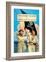 Treasure Island-Newell Convers Wyeth-Framed Art Print