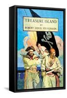 Treasure Island-Newell Convers Wyeth-Framed Stretched Canvas