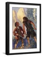 Treasure Isle, Ben Gunn-John Cameron-Framed Art Print