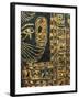 Treasure of Tanis, Cartonnage of King Sheshong, Detail of the Hieroglyphs with Gold Overlay-null-Framed Giclee Print