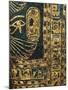 Treasure of Tanis, Cartonnage of King Sheshong, Detail of the Hieroglyphs with Gold Overlay-null-Mounted Giclee Print