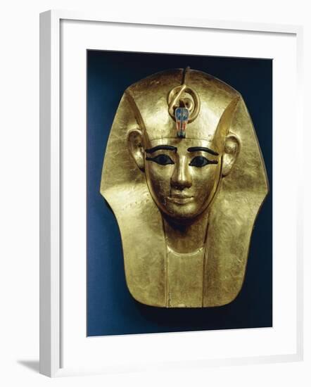 Treasure of Tanis, Gold Mask of King Amenemope-null-Framed Giclee Print