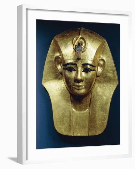 Treasure of Tanis, Gold Mask of King Amenemope-null-Framed Giclee Print