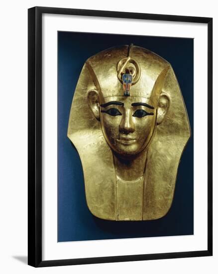 Treasure of Tanis, Gold Mask of King Amenemope-null-Framed Giclee Print