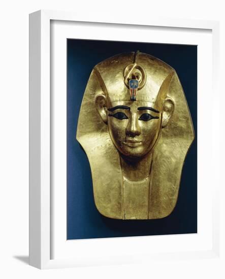 Treasure of Tanis, Gold Mask of King Amenemope-null-Framed Giclee Print