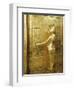 Treasure of Tutankhamen, Gilded Shrine of Canopic Jars or Canopic Chest from New Kingdom-null-Framed Giclee Print