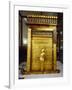 Treasure of Tutankhamen, Gilded Shrine of Canopic Jars or Canopic Chest from New Kingdom-null-Framed Giclee Print