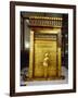 Treasure of Tutankhamen, Gilded Shrine of Canopic Jars or Canopic Chest from New Kingdom-null-Framed Giclee Print