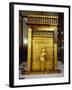 Treasure of Tutankhamen, Gilded Shrine of Canopic Jars or Canopic Chest from New Kingdom-null-Framed Giclee Print