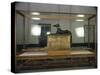 Treasure of Tutankhamen, Wooden Statue of Jackal God Anubis Upon a Gilded Chest from New Kingdom-null-Stretched Canvas