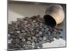 Treasure, Terracotta Vase Containing 429 Roman Coins, Minted Between Reigns of Antoninus Pius-null-Mounted Giclee Print