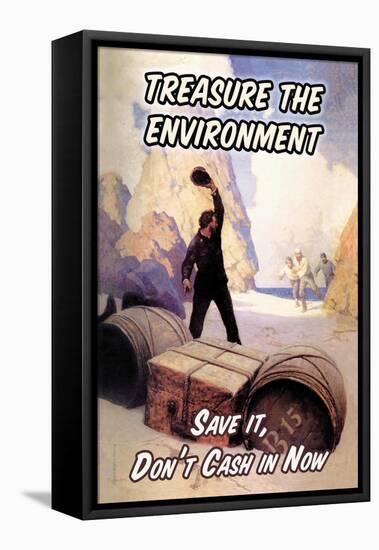 Treasure the Environment-null-Framed Stretched Canvas