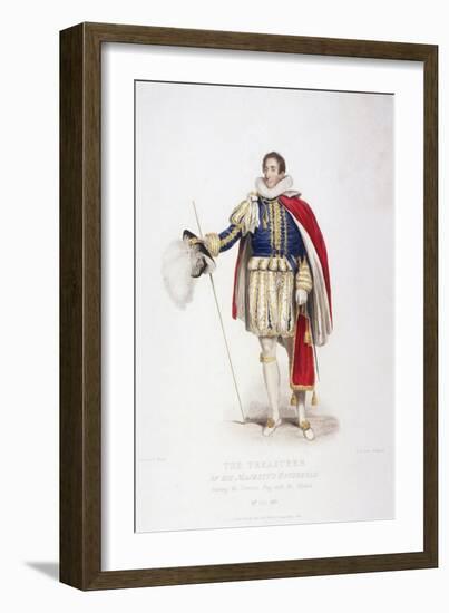 Treasurer in Ceremonial Costume, 1826-Edward Scriven-Framed Giclee Print