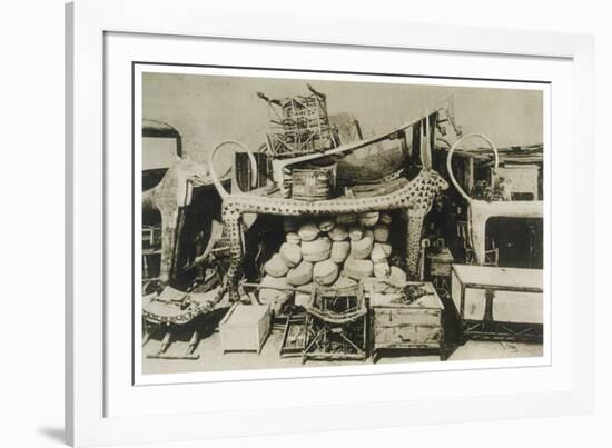 Treasures Found at the Tomb of Tutankhamen in the Valley of the Kings-null-Framed Photographic Print