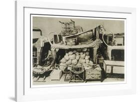 Treasures Found at the Tomb of Tutankhamen in the Valley of the Kings-null-Framed Photographic Print