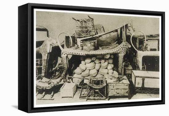 Treasures Found at the Tomb of Tutankhamen in the Valley of the Kings-null-Framed Stretched Canvas