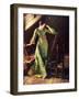 Treasures (or Lady in Green Dress; Attic Scene)-Norman Rockwell-Framed Giclee Print