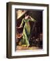 Treasures (or Lady in Green Dress; Attic Scene)-Norman Rockwell-Framed Giclee Print