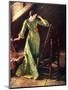 Treasures (or Lady in Green Dress; Attic Scene)-Norman Rockwell-Mounted Giclee Print