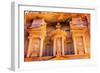 Treasury built by the Nabataens, Siq, Petra, Jordan.-William Perry-Framed Photographic Print