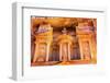 Treasury built by the Nabataens, Siq, Petra, Jordan.-William Perry-Framed Photographic Print