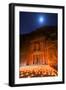 Treasury Lit by Candles at Night, Petra, Jordan, Middle East-Neil Farrin-Framed Photographic Print