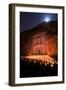 Treasury Lit by Candles at Night, Petra, Jordan, Middle East-Neil Farrin-Framed Photographic Print