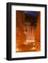 Treasury Lit by Candles at Night, Petra, Jordan, Middle East-Neil Farrin-Framed Photographic Print