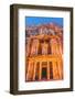 Treasury, Petra, Jordan. Built by Nabataeans in 100 BC.-William Perry-Framed Photographic Print