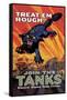 Treat 'Em Rough: Join the Tanks-Hutaf-Framed Stretched Canvas