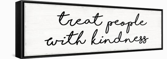 Treat People With Kindness-Lula Bijoux & Company-Framed Stretched Canvas