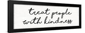 Treat People With Kindness-Lula Bijoux & Company-Framed Art Print