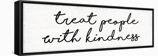 Treat People With Kindness-Lula Bijoux & Company-Framed Stretched Canvas