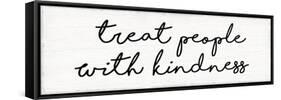 Treat People With Kindness-Lula Bijoux & Company-Framed Stretched Canvas