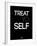 Treat Yo Self 1-NaxArt-Framed Art Print