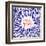Treat Yo Self Coral Navy-Cat Coquillette-Framed Art Print