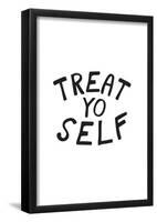 Treat Yo Self-null-Framed Poster