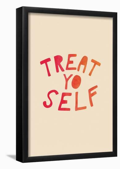 Treat Yo Self-null-Framed Poster