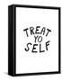 Treat Yo Self-null-Framed Stretched Canvas