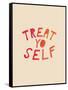 Treat Yo Self-null-Framed Stretched Canvas