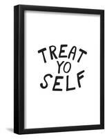 Treat Yo Self-null-Framed Poster