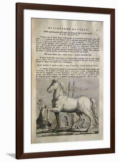 Treatise on Painting'-Leonardo da Vinci-Framed Art Print